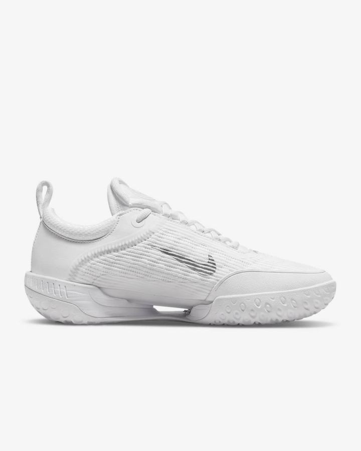 Zapatos de Tenis Nike Court Zoom NXT Hard Court Mujer Blancas Gris Metal Plateadas | DVZEJ-1248