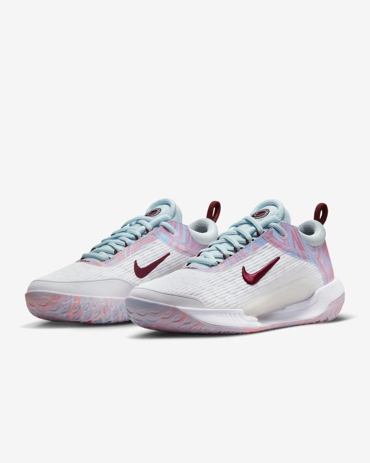 Zapatos de Tenis Nike Court Zoom NXT Hard Court Mujer Blancas Azules Naranjas Verde Menta | JHMYS-1970