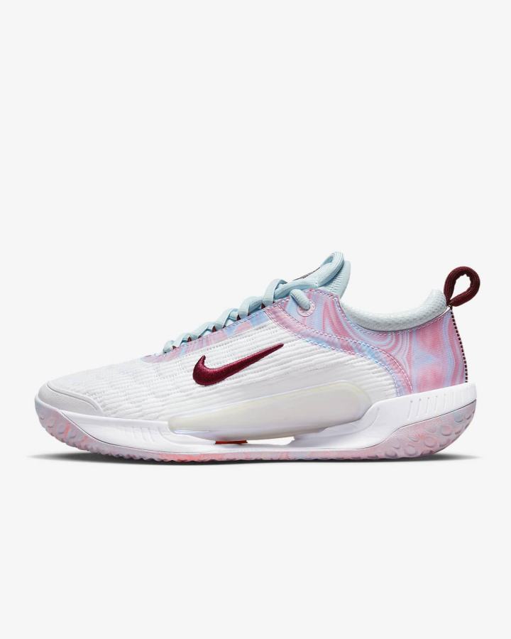 Zapatos de Tenis Nike Court Zoom NXT Hard Court Mujer Blancas Azules Naranjas Verde Menta | JHMYS-1970