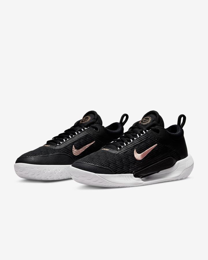 Zapatos de Tenis Nike Court Zoom NXT Hard Court Mujer Negras Blancas Metal Rojas Marrones | YCLIF-5710