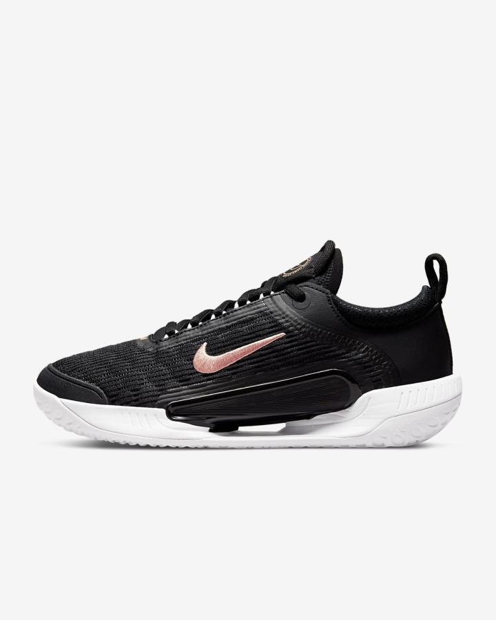 Zapatos de Tenis Nike Court Zoom NXT Hard Court Mujer Negras Blancas Metal Rojas Marrones | YCLIF-5710