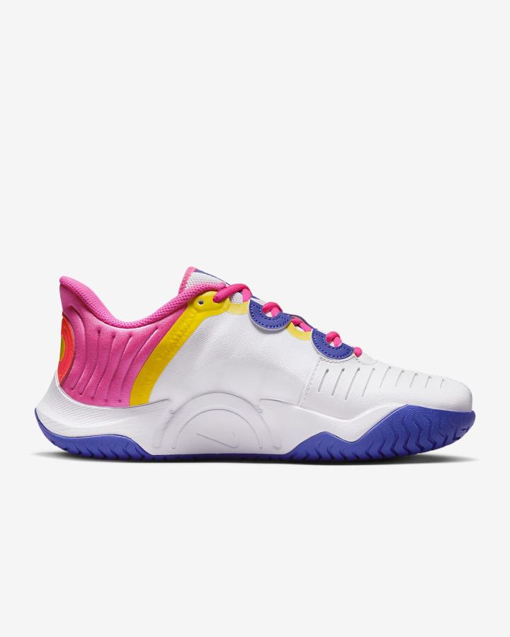 Zapatos de Tenis Nike Zoom GP Turbo Naomi Osaka Hard-Court Mujer Blancas Rosas Amarillo Rojas | IUYZW-0195