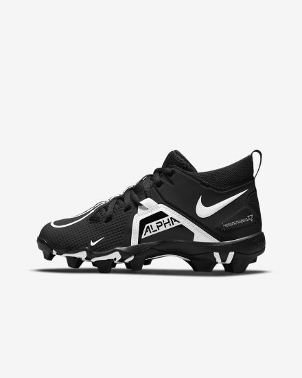 Botas de Futbol Nike Alpha Menace 3 Shark Kids Niño Negras Blancas | YQBDS-2381