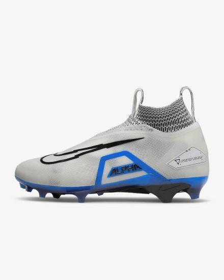 Botas de Futbol Nike Alpha Menace Elite 3 Hombre Blancas Azul Real Azules Negras | ELKVO-9460