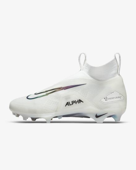 Botas de Futbol Nike Alpha Menace Elite 3 Hombre Blancas Gris Amarillo Negras | IUNTQ-0524