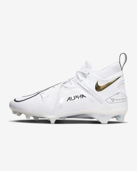 Botas de Futbol Nike Alpha Menace Pro 3 Hombre Blancas Negras | IKAWM-1098