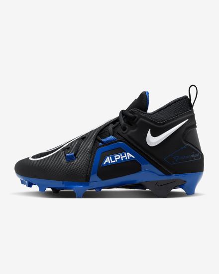 Botas de Futbol Nike Alpha Menace Pro 3 Hombre Negras Azul Real Blancas | NLAKH-9634