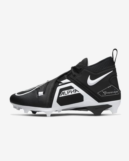 Botas de Futbol Nike Alpha Menace Pro 3 Hombre Negras Blancas | VOXFC-8049