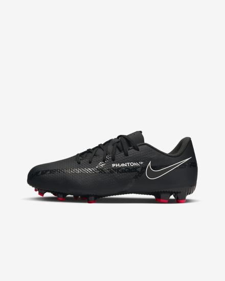 Botas de Futbol Nike Jr. Phantom GT2 Academy MG Kids Multi-Ground Niña Negras Blancas Rojas Claro Gris Oscuro | TBMKQ-0835
