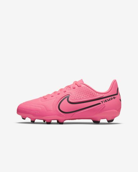 Botas de Futbol Nike Jr. Tiempo Legend 9 Club MG Kids Multi-Ground Niña Rosas Negras | XZSIV-4176