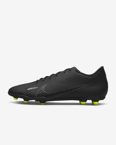 Botas de Futbol Nike Mercurial Vapor 15 Club MG Multi-Ground Hombre Negras Blancas Gris Oscuro | SCYON-8049