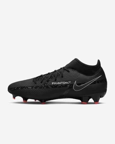 Botas de Futbol Nike Phantom GT2 Academy Dynamic Fit MG Multi-Ground Hombre Negras Blancas Rojas Gris | WSIKG-8392