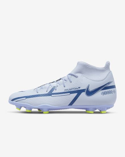 Botas de Futbol Nike Phantom GT2 Club Dynamic Fit MG Multi-Ground Hombre Gris Azules Claro Azules Oscuro | NOFDP-1798