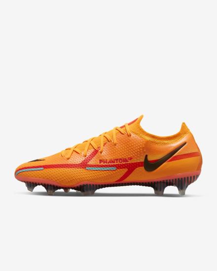 Botas de Futbol Nike Phantom GT2 Elite FG Firm-Ground Hombre Naranjas Rojas Claro Negras | USQFY-8507
