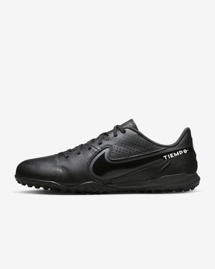 Botas de Futbol Nike Tiempo Legend 9 Academy TF Turf Mujer Negras Blancas Azules Gris | PRHYI-1754