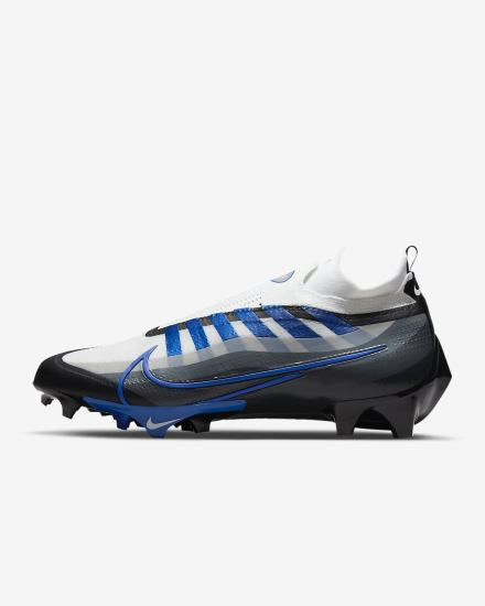 Botas de Futbol Nike Vapor Edge Elite 360 Flyknit Hombre Negras Blancas Gris Oscuro Azul Real | AIQGO-9870