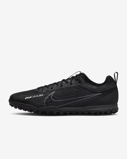 Botas de Futbol Nike Zoom Mercurial Vapor 15 Pro TF Turf Mujer Negras Blancas Gris Oscuro | DAOUG-0671
