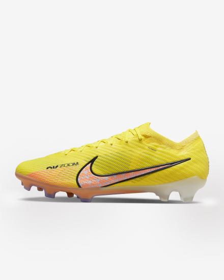 Botas de Futbol Nike Zoom Mercurial Vapor 15 Elite FG Firm Ground Mujer Amarillo | ECINR-1294