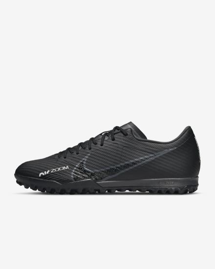 Botas de Futbol Nike Zoom Mercurial Vapor 15 Academy TF Turf Mujer Negras Blancas Gris Oscuro | OUAKF-3975
