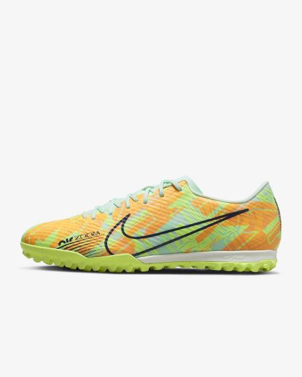 Botas de Futbol Nike Zoom Mercurial Vapor 15 Academy TF Turf Mujer Verde Menta Naranjas Verde Azules | SUTJV-7945
