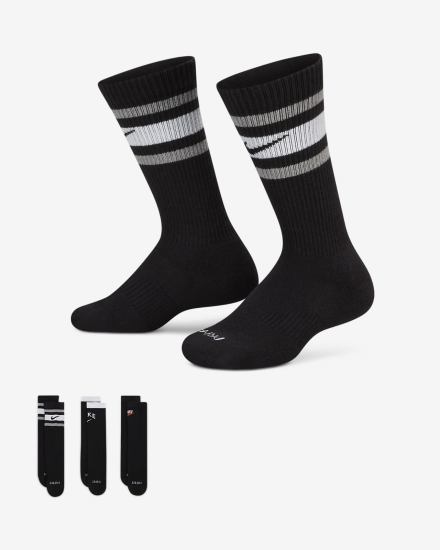 Calcetines Nike Everyday Plus Cushioned Crew Niña Multicolor | IRVUE-3470