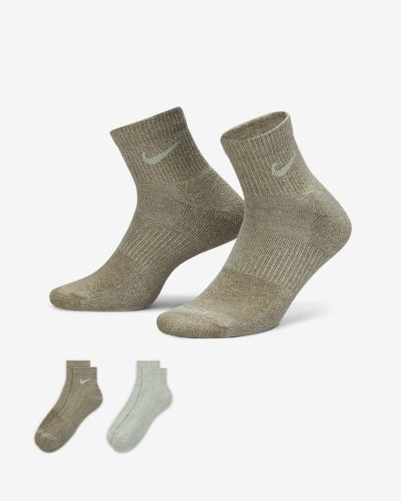 Calcetines Nike Everyday Plus Cushioned Training Ankle (2 Pairs) Hombre Multicolor | TIKSH-9781