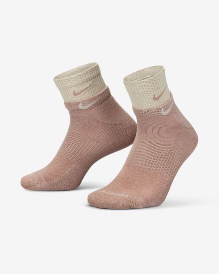 Calcetines Nike Everyday Plus Cushioned Training Ankle Hombre Rosas Blancas | TQHGU-4603