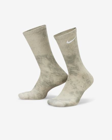 Calcetines Nike Everyday Plus Cushioned Crew Hombre Gris Claro Blancas | YHLZK-1450