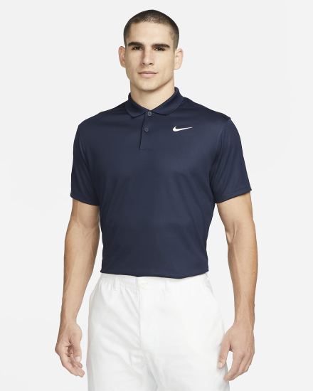 Camisa Polo Nike Court Dri-FIT Tennis Hombre Obsidian Blancas | SFVOC-2397