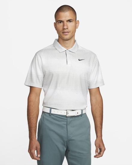 Camisa Polo Nike Dri-FIT ADV Tiger Woods Golf Hombre Blancas Negras | KRUEX-7562