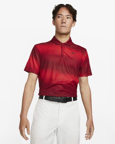Camisa Polo Nike Dri-FIT ADV Tiger Woods Golf Hombre Rojas Negras | LPCXG-0542