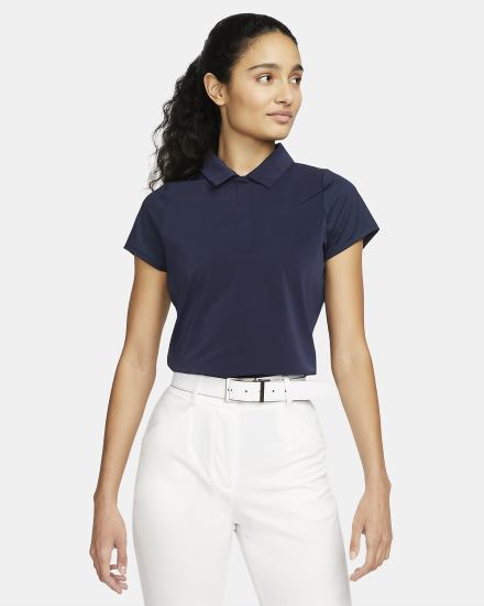 Camisa Polo Nike Dri-FIT Golf Mujer Obsidian Blancas | ZCEJA-9651