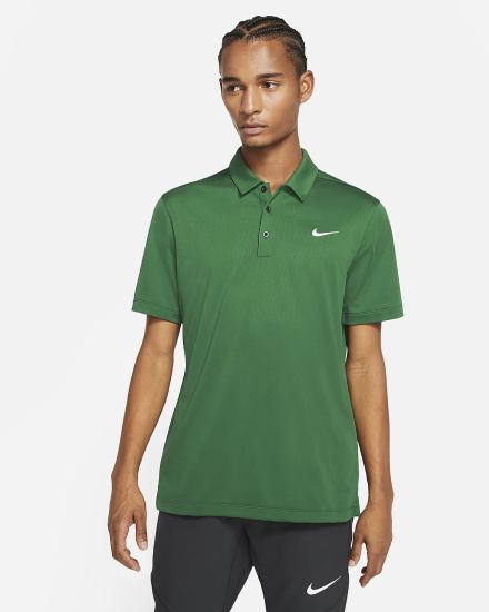 Camisa Polo Nike Football Hombre Verde Negras Blancas | BICUV-8453