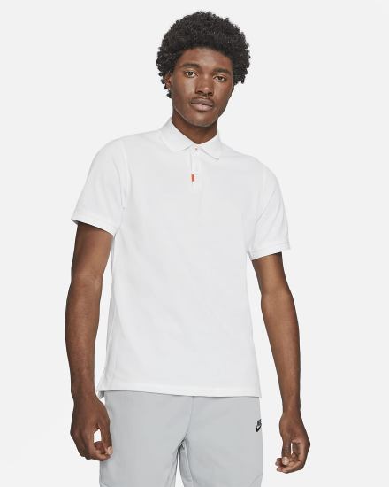 Camisa Polo Nike The Hombre Blancas | OWSRI-9527