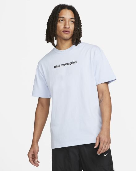 Camiseta Nike Basketball Hombre Azules Claro | EUCGN-9182