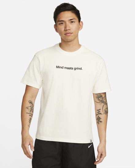 Camiseta Nike Basketball Hombre Blancas | FDSMU-3056