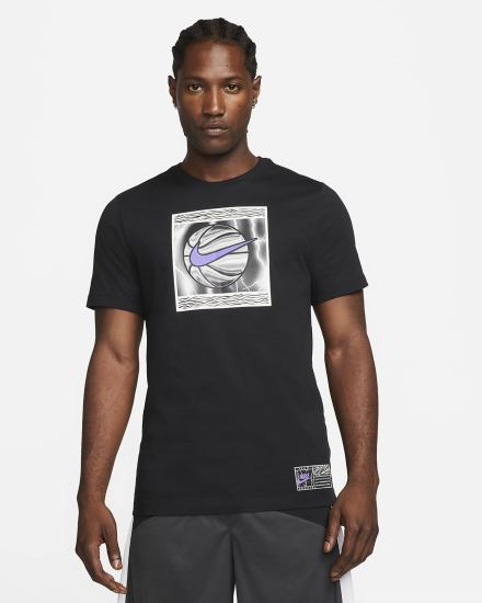 Camiseta Nike Basketball Hombre Negras | XIVSM-7921