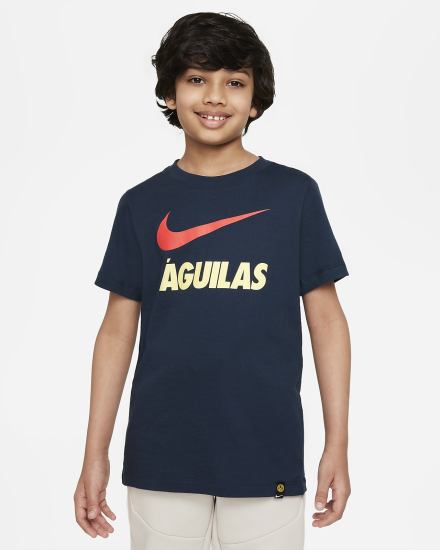 Camiseta Nike Club América Kids Niño Azul Marino | CWBYS-6402