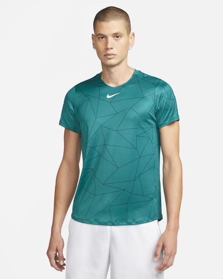 Camiseta Nike Court Dri-FIT Advantage Tennis Top Hombre Blancas | TZCRP-5349