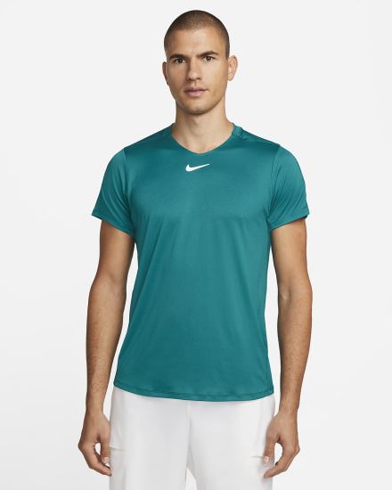 Camiseta Nike Court Dri-FIT Advantage Tennis Top Hombre Blancas | YTMND-0524