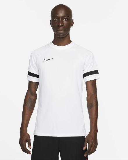 Camiseta Nike Dri-FIT Academy Pro Short-Sleeve Soccer Top Hombre Blancas Negras | DSPBZ-9567
