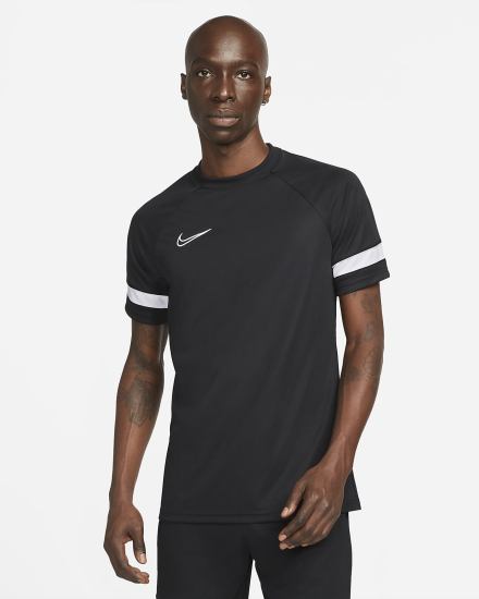 Camiseta Nike Dri-FIT Academy Pro Short-Sleeve Soccer Top Hombre Negras Blancas | UHPRC-5478