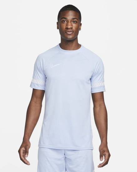 Camiseta Nike Dri-FIT Academy Pro Short-Sleeve Soccer Top Hombre Azules Claro Blancas Gris | YITHN-4630