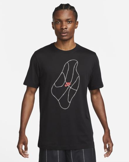 Camiseta Nike Dri-FIT Basketball Hombre Negras | FLYAB-9802