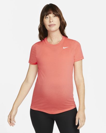 Camiseta Nike Dri-FIT (M) (Maternity) Mujer Blancas | DRSLM-8924