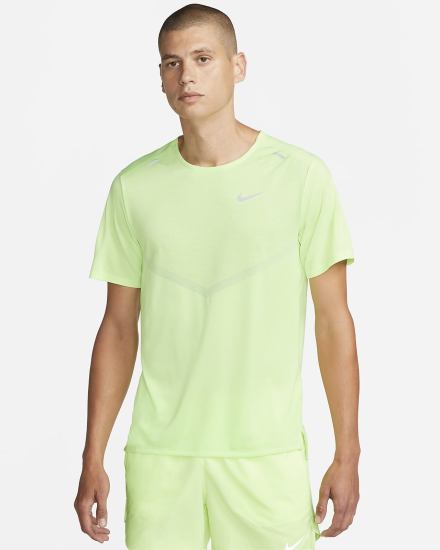 Camiseta Nike Dri-FIT Rise 365 Short-Sleeve Hombre Verde | EFNXU-3721