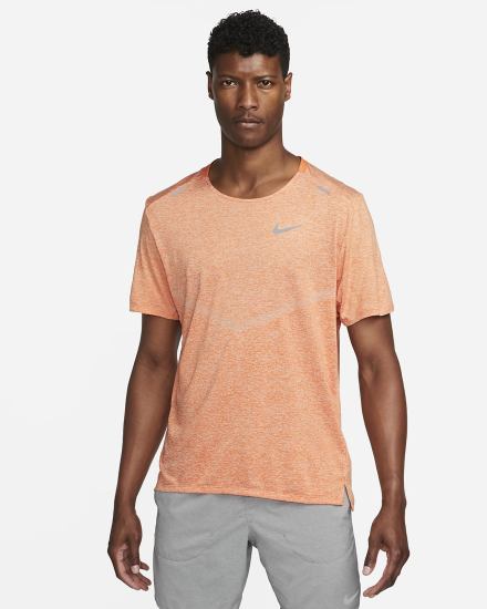 Camiseta Nike Dri-FIT Rise 365 Short-Sleeve Hombre Naranjas | QETWP-8609