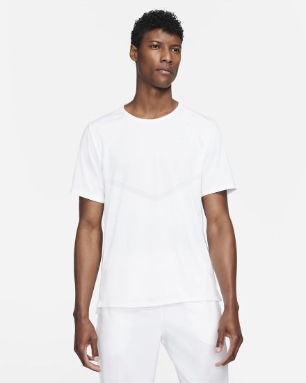 Camiseta Nike Dri-FIT Rise 365 Short-Sleeve Hombre Blancas | TSQKM-6374