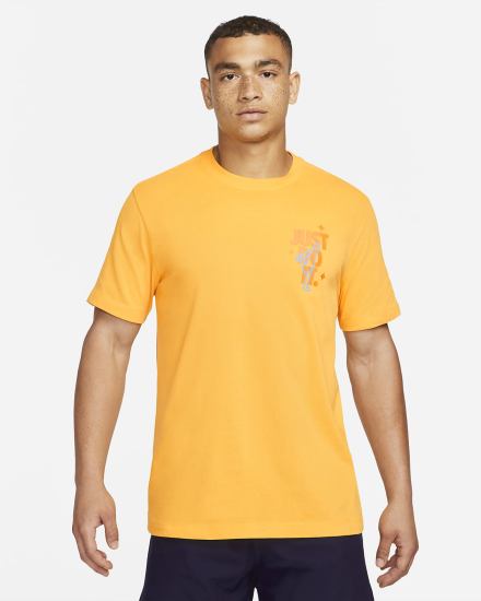 Camiseta Nike Dri-FIT Training Hombre Doradas | HXFOQ-4016