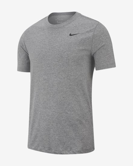 Camiseta Nike Dri-FIT Training Hombre Gris Oscuro Negras | YGXPK-3721